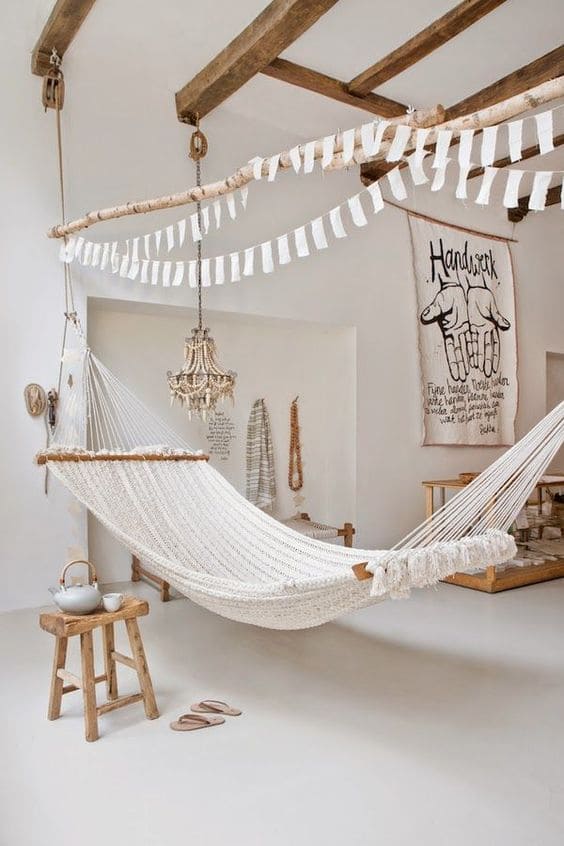 Decorate indoor ideas with hammocks - 81