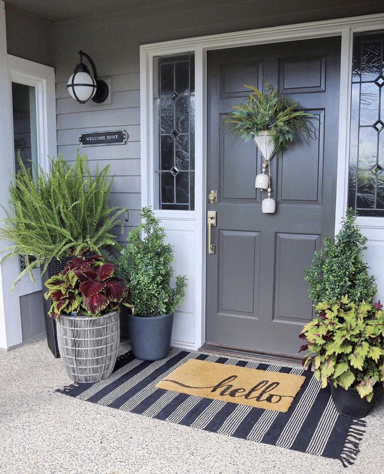 24 beautiful entryway decoration ideas with plants - 75