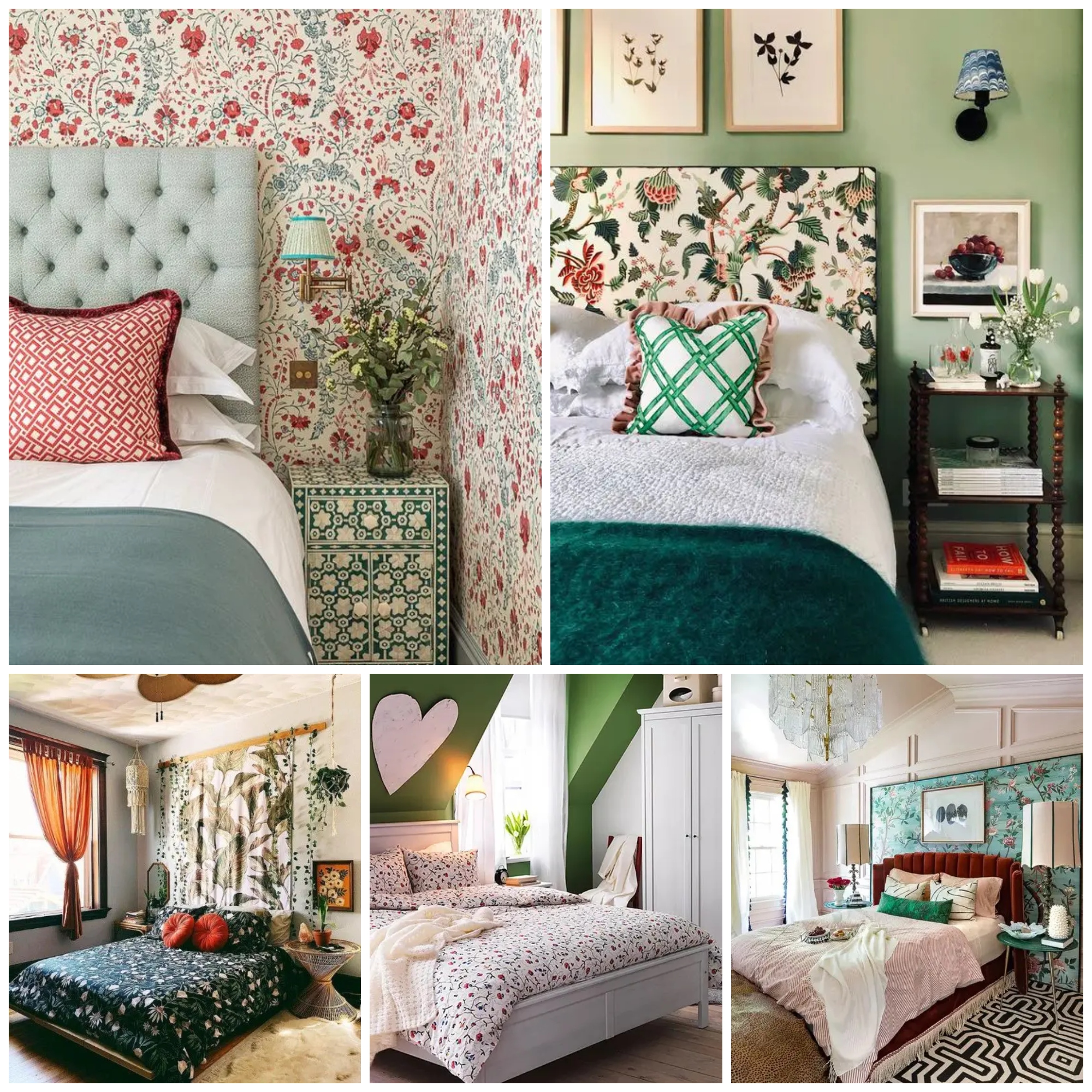 Dreamy Bedroom Floral Print Ideas