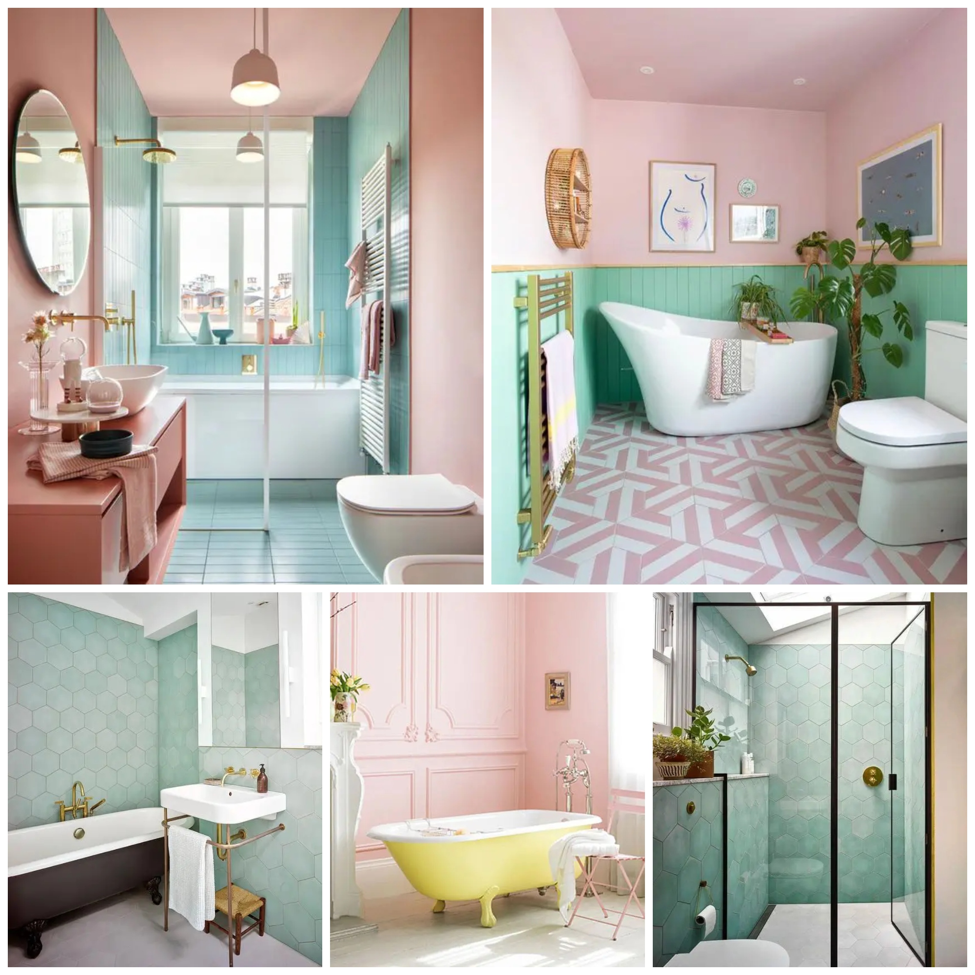Soothing Pastel Bathroom Decor Ideas
